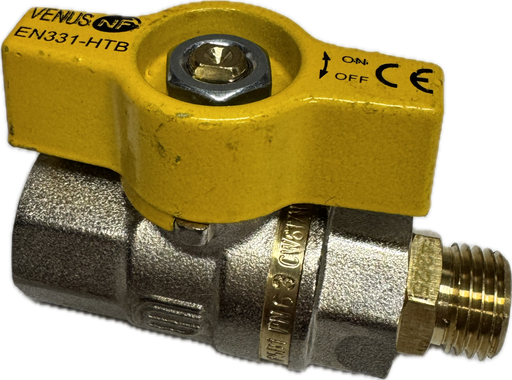 [AVISOR-TE/ROB] ROBINET PAPILLON NF078 1/4T MF 1/4" (ROBINET FF + MAMELON 1/4G COLLE EN ENTREE) ROB904 §