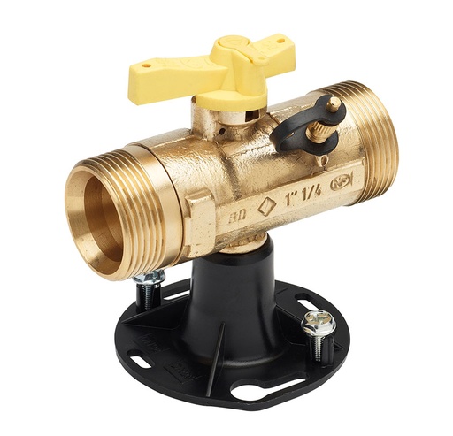 [BAN09114325] ROBINET GRDF TYPE E JSC DN25 DM1"1/4 SOCLE+PRISE ESSAI NF078 ROV113 8403126