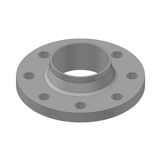 [BRI007] BRIDE A COLLERETTE ACIER FORGE DN125 139.7X4.0 PN10/16 8 TROUS M18 P250GH NF EN 1092-1 TYPE 11/B1 BRI125 §
