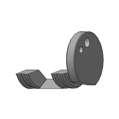 [EXCRDFLA00193] LAME GRATTEUR PE63 POUR HELIPE 63 LAMEGRAT63 §