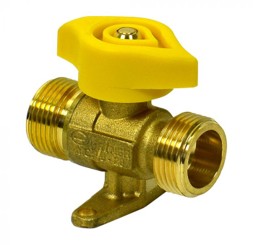 [FAV6410028] ROBINET 1/4 TOUR INSTAL INTERIEURE 20B M 3/4" / M 3/4" NF115 ROB404
