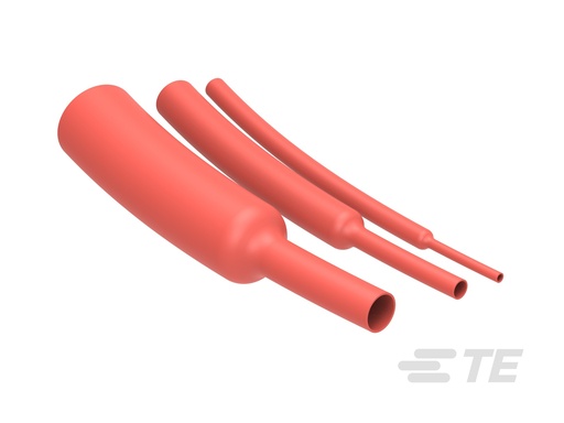 [TYC135925-2] GAINE THERMORETRACTABLE PAROI MINCE CGPT 4.8/2.4 ROUGE 1M
