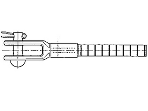 [TYC709057-1] RACCORS A SERTIR POUR LIGNE NUE AERIENNE A 50R + THERMO