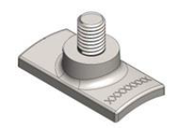 [CHU0133-138] PRISE DE TERRE A SOUDER GALBE SUR TUBE ACIER AVEC COSSE 10MM² §